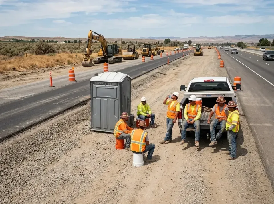 highway-road-construction-crew-007 — frequently asked questions, Porta Potty and Restroom Rentals in Battlefield, MO